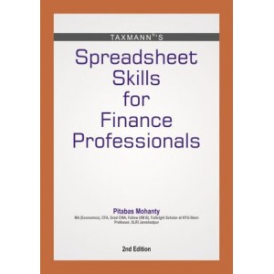 Taxmann's Spreadsheet Skills for Finance Professionals by Pitabas Mohanty [Edn. 2020]